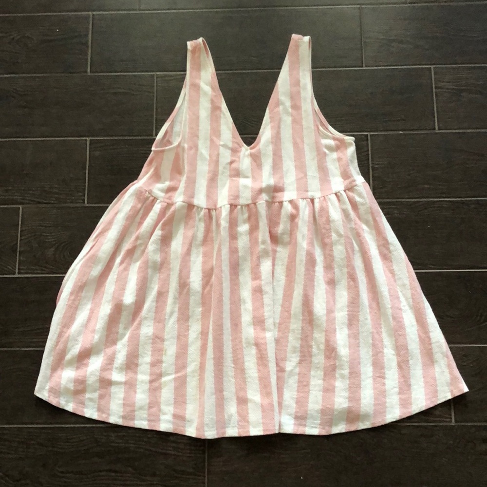 Striped mini dress